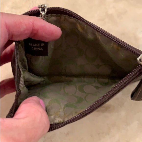 Coach Accessories Coach Leather Small Card And Key Holder Poshmark